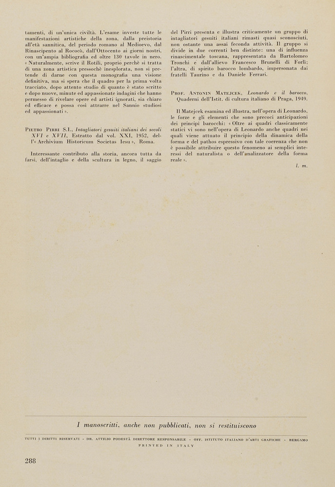 pagina sinistra