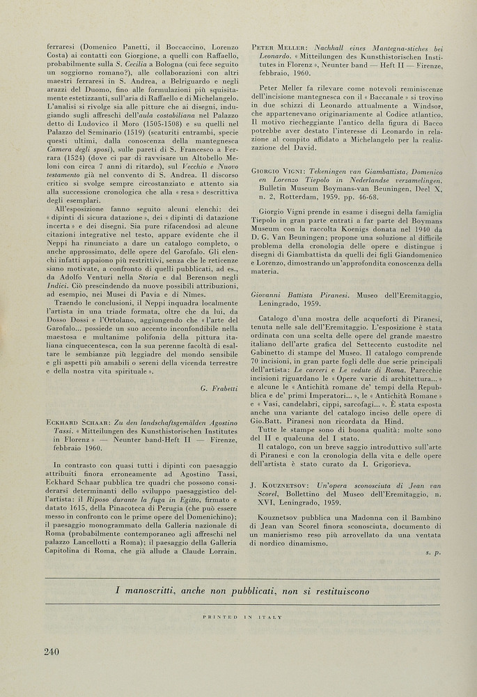 pagina sinistra