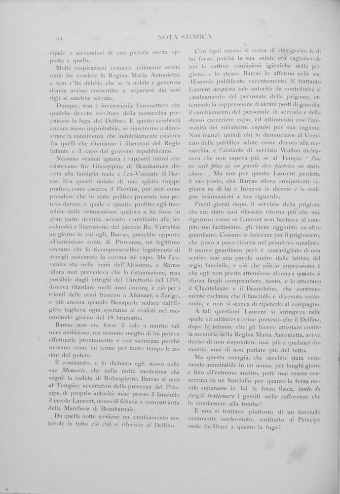 pagina sinistra