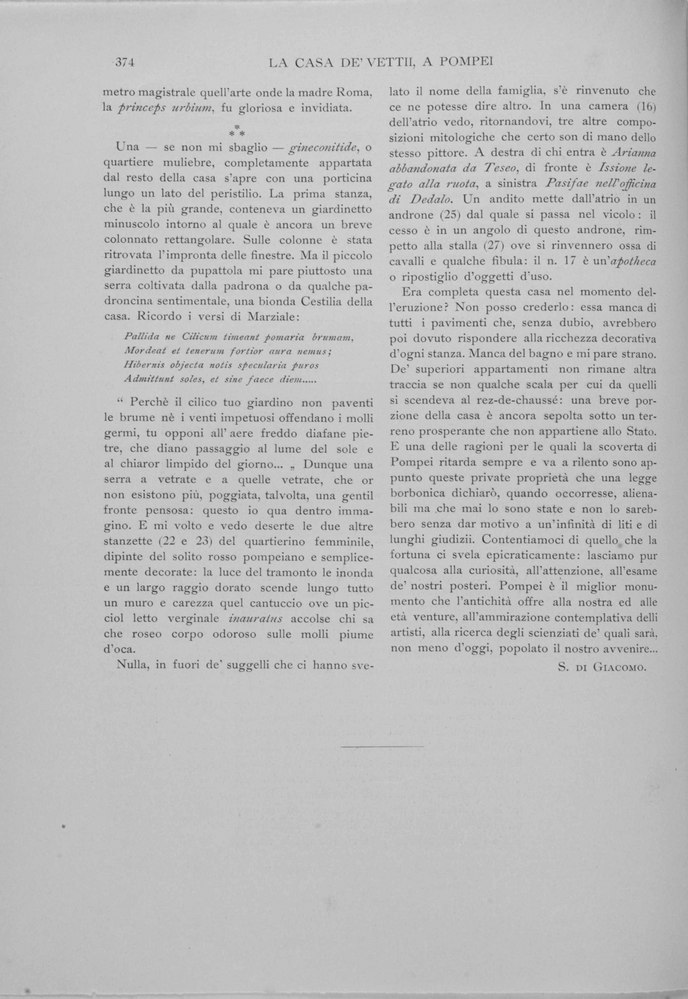 pagina sinistra