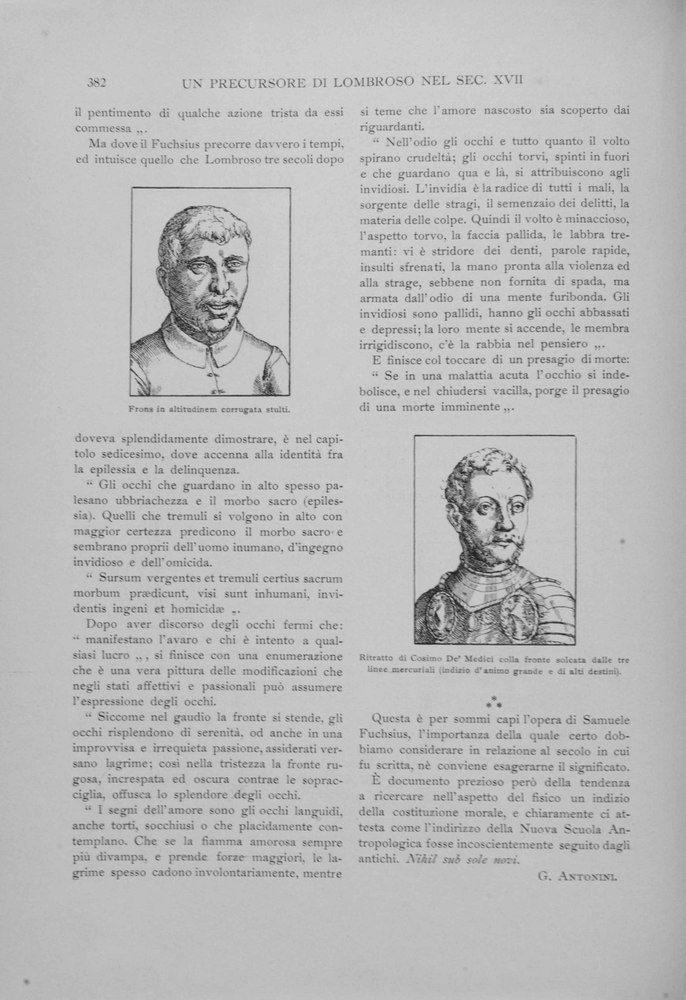 pagina sinistra