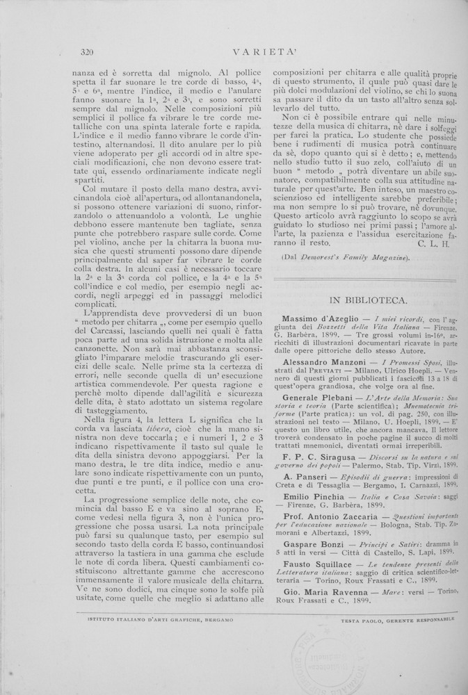 pagina sinistra