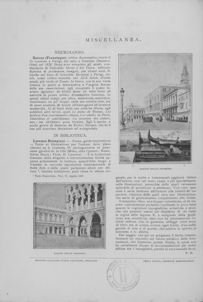 pagina sinistra