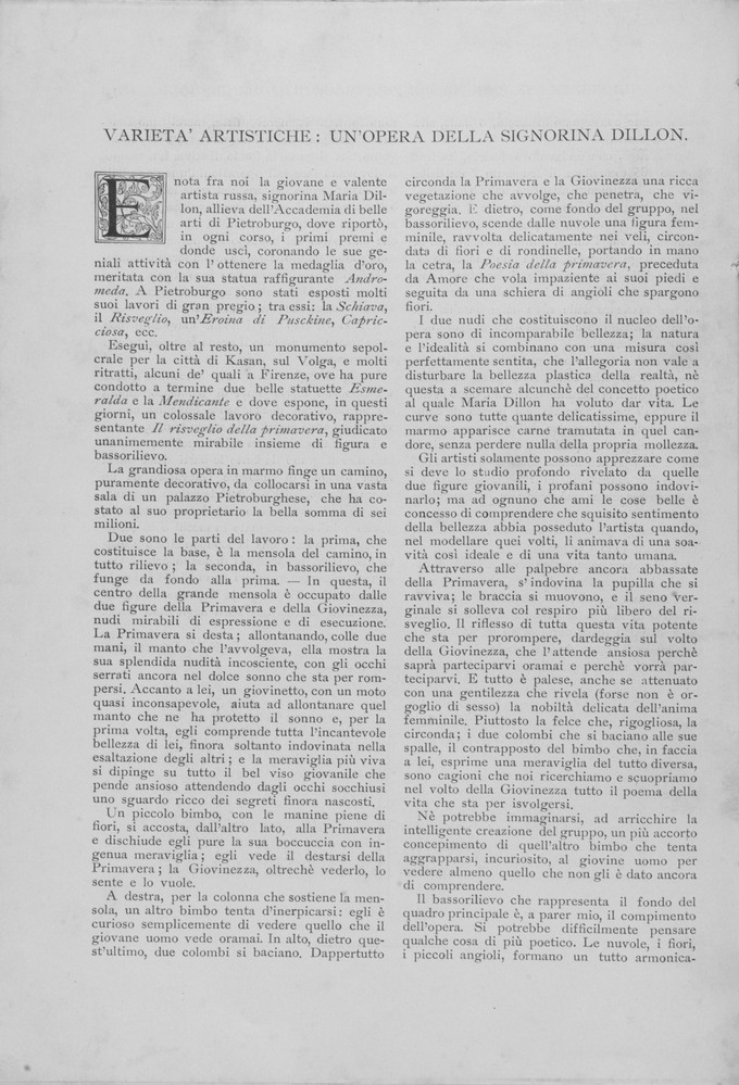 pagina sinistra