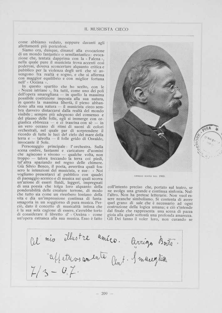 pagina sinistra