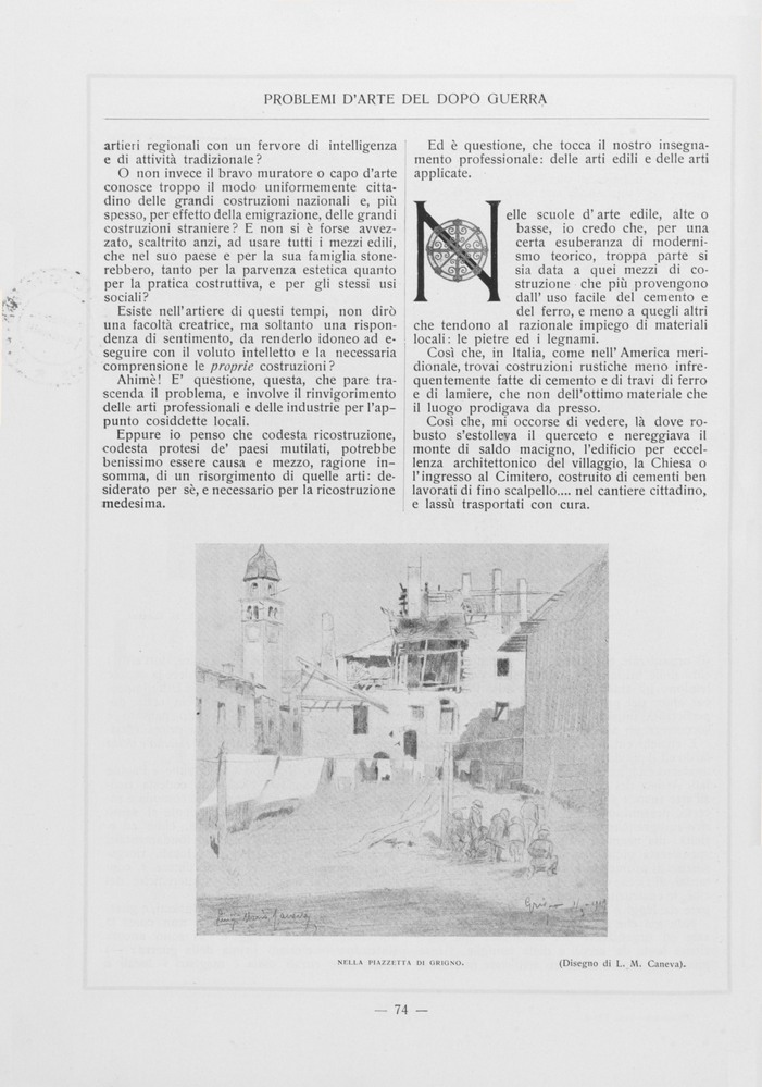pagina sinistra