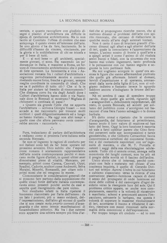 pagina sinistra