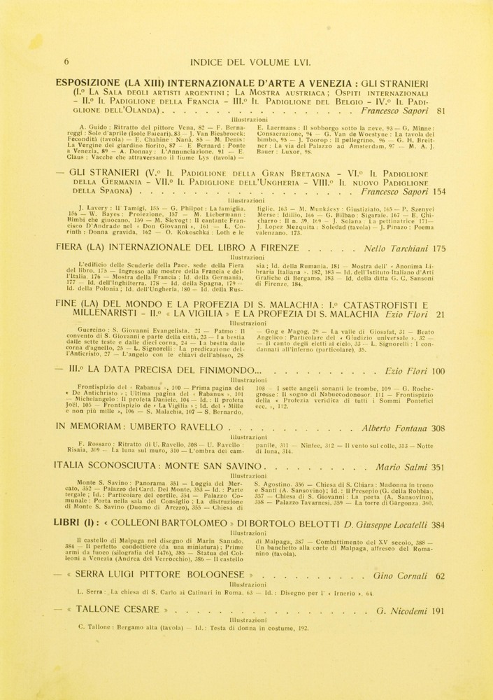 pagina sinistra
