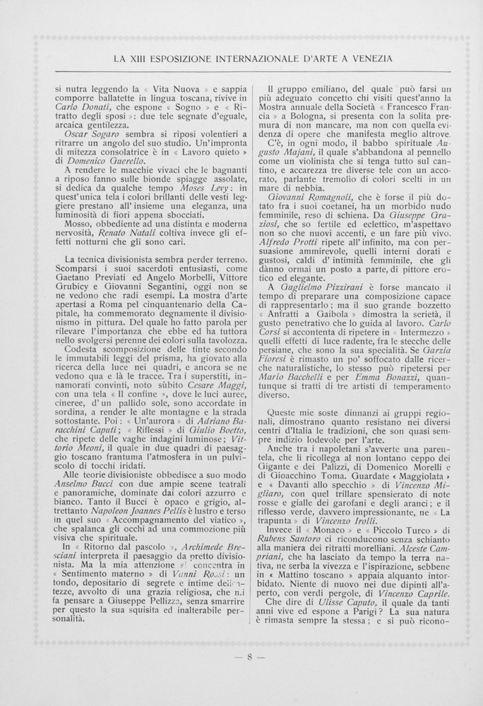 pagina sinistra