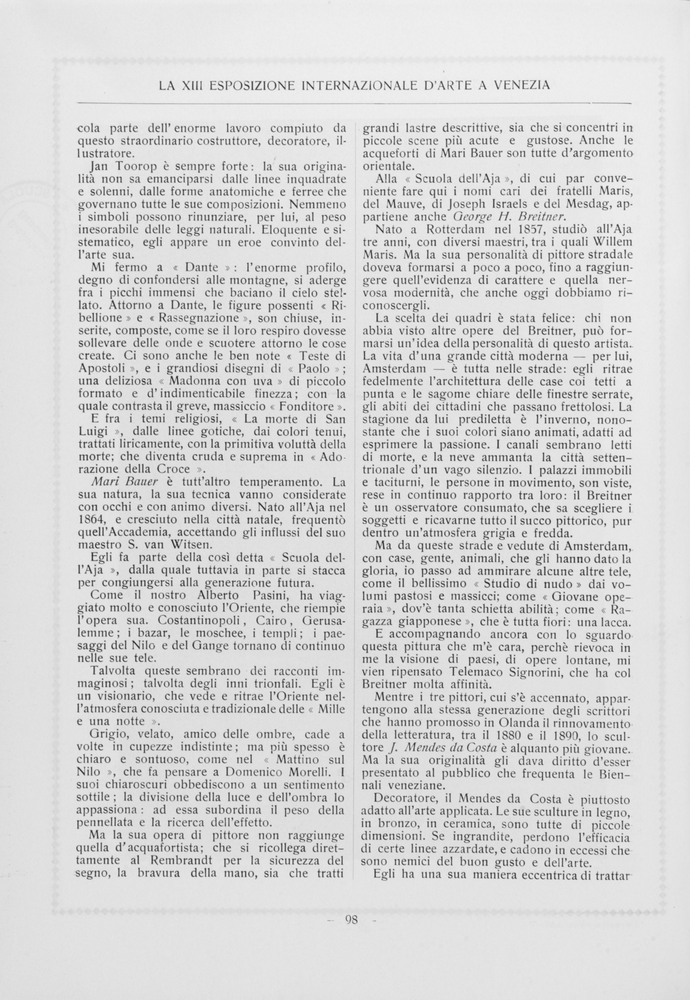 pagina sinistra