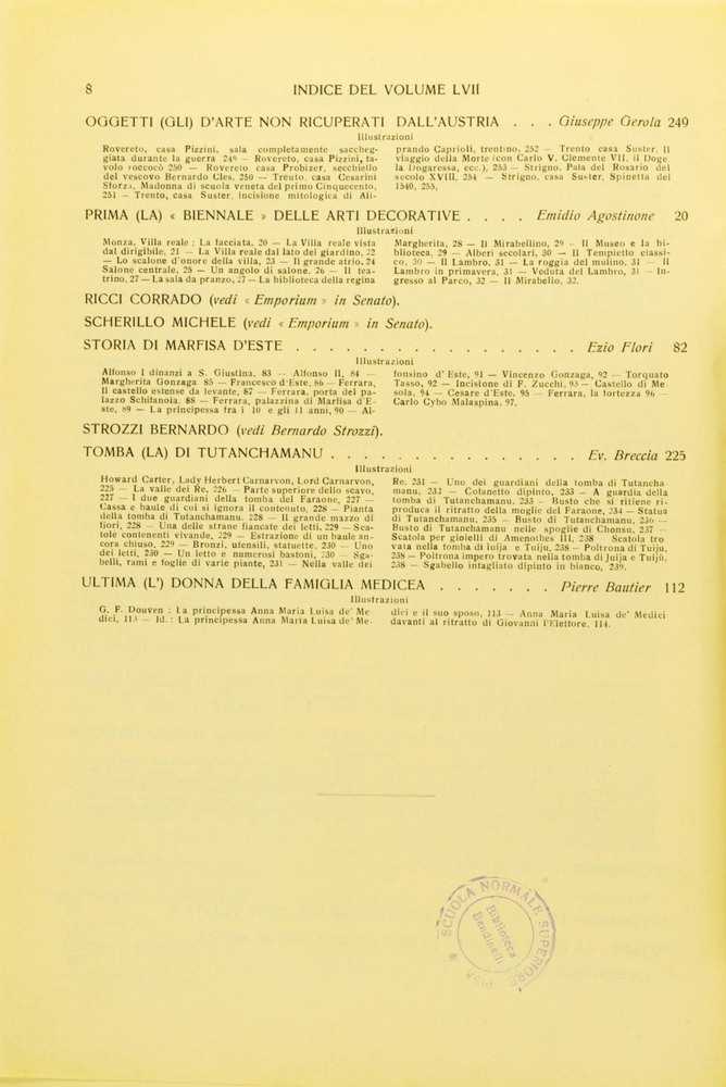 pagina sinistra