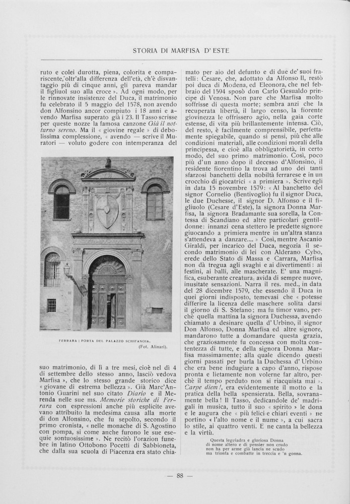 pagina sinistra