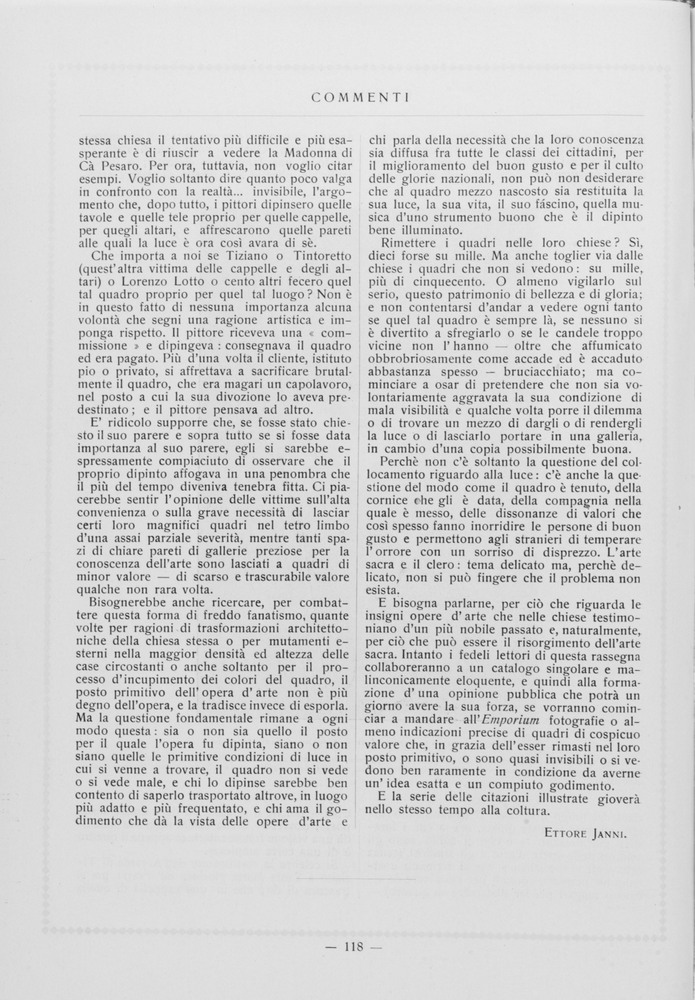 pagina sinistra