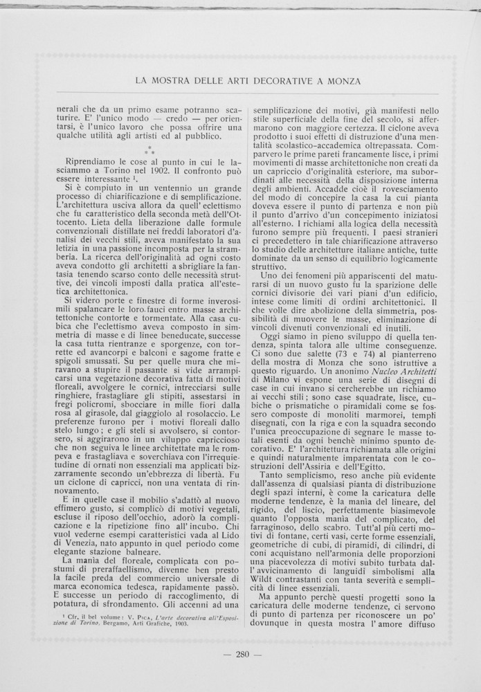 pagina sinistra