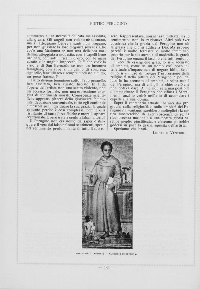 pagina sinistra