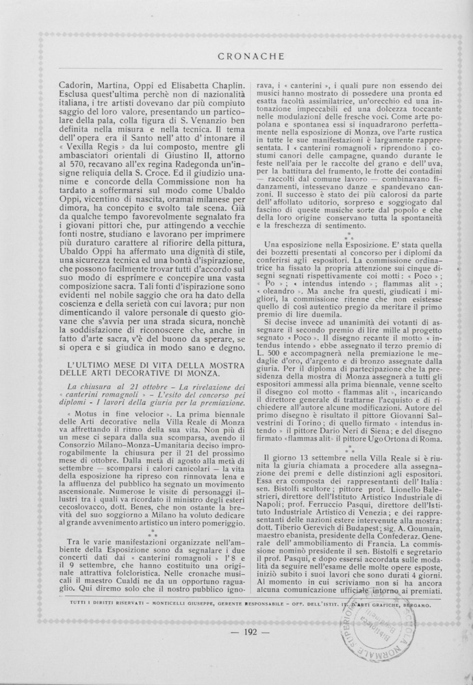 pagina sinistra