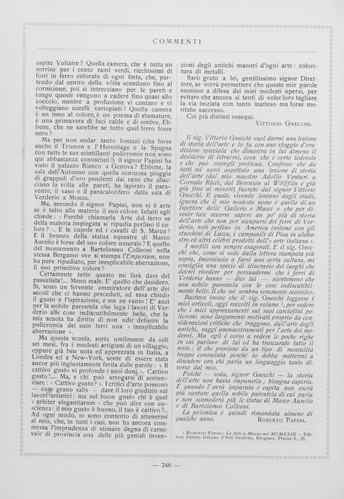 pagina sinistra