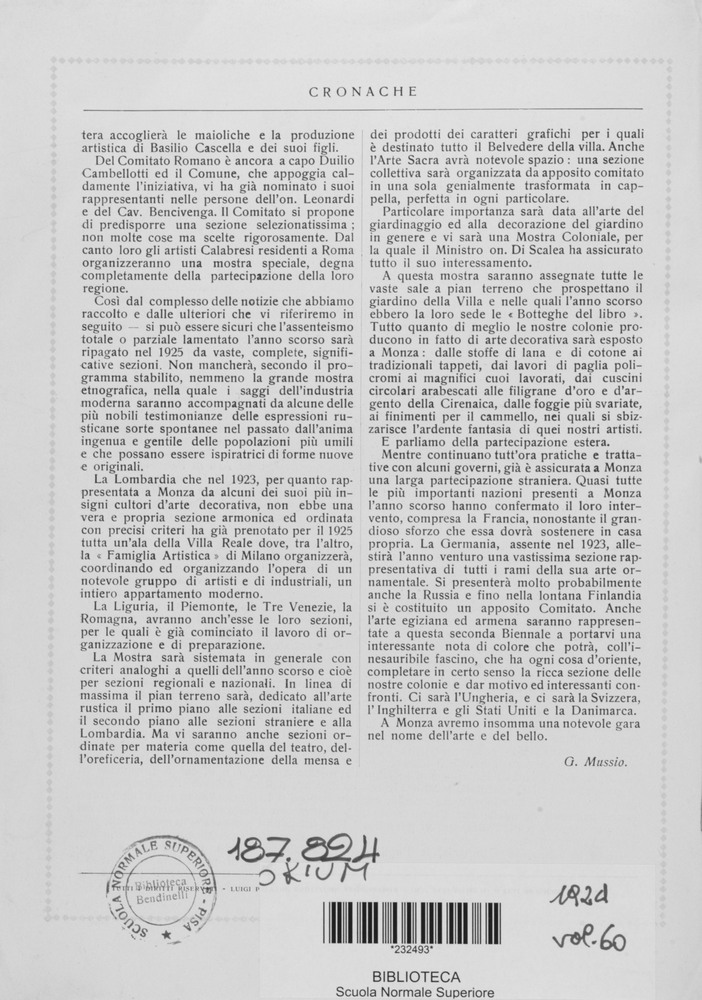 pagina sinistra