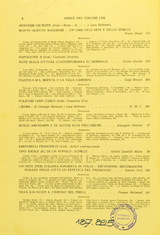 pagina sinistra