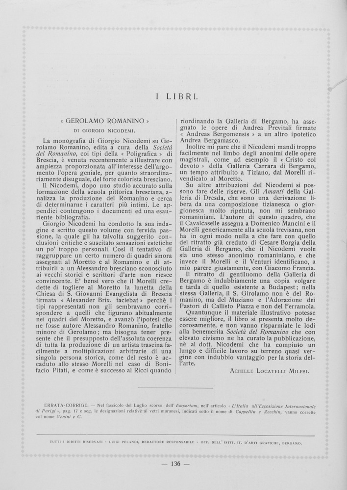 pagina sinistra