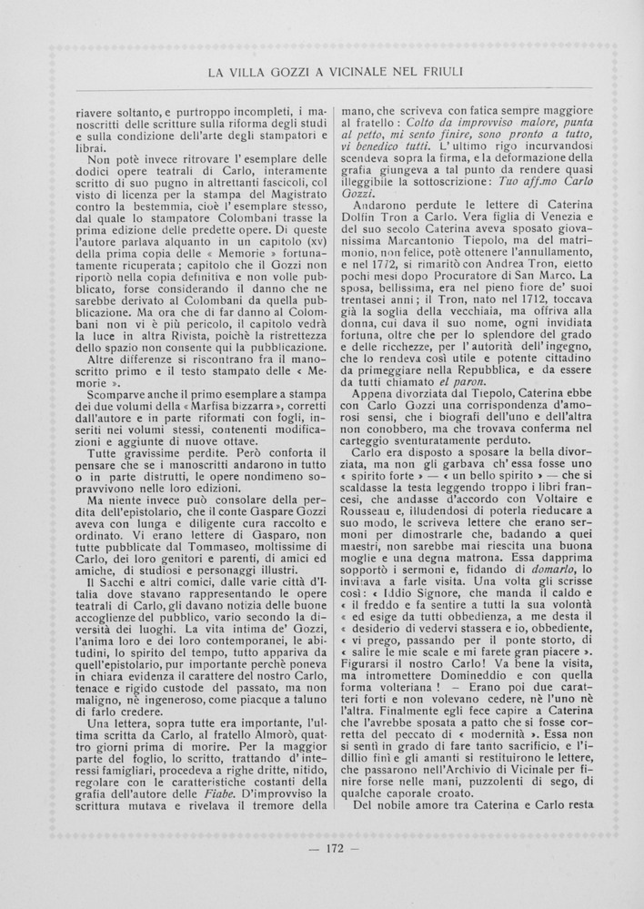 pagina sinistra