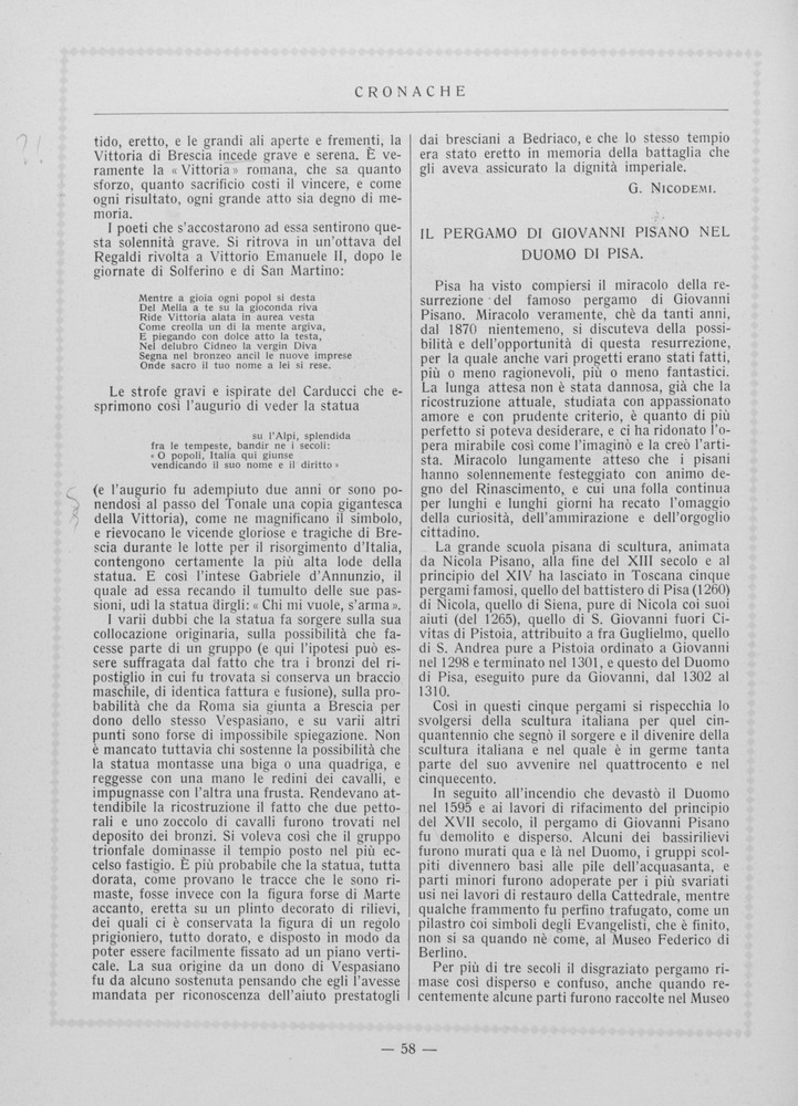 pagina sinistra