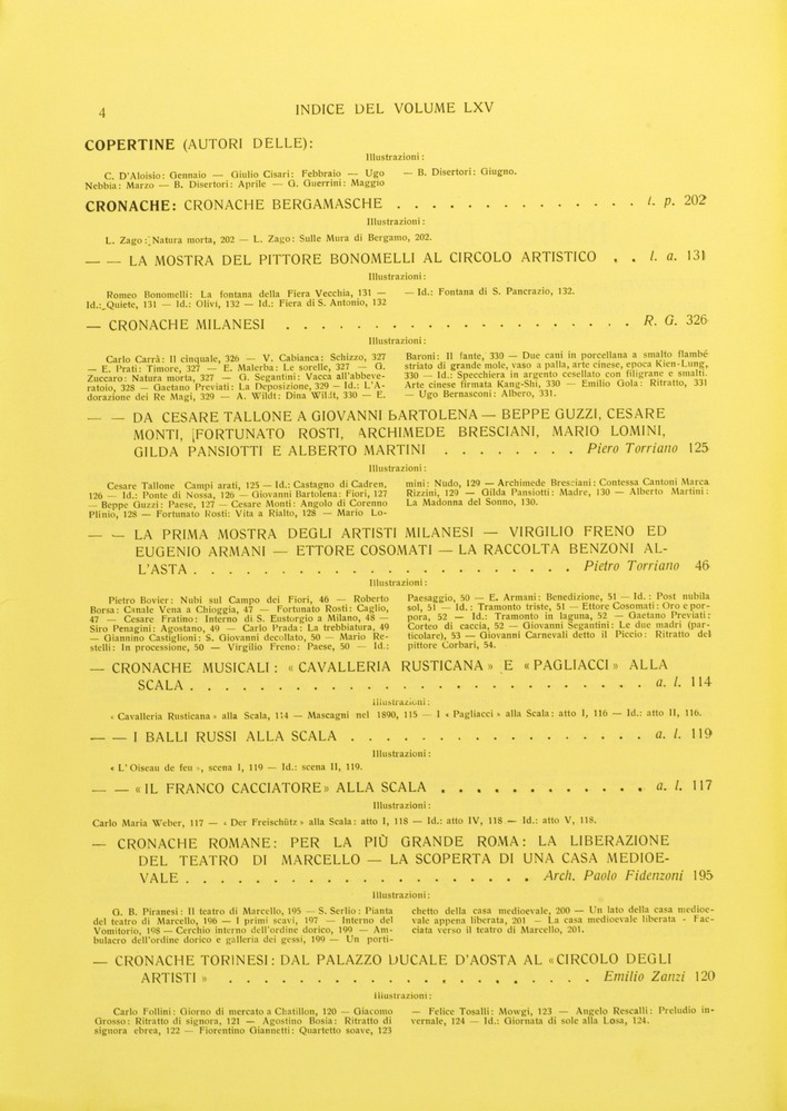 pagina sinistra