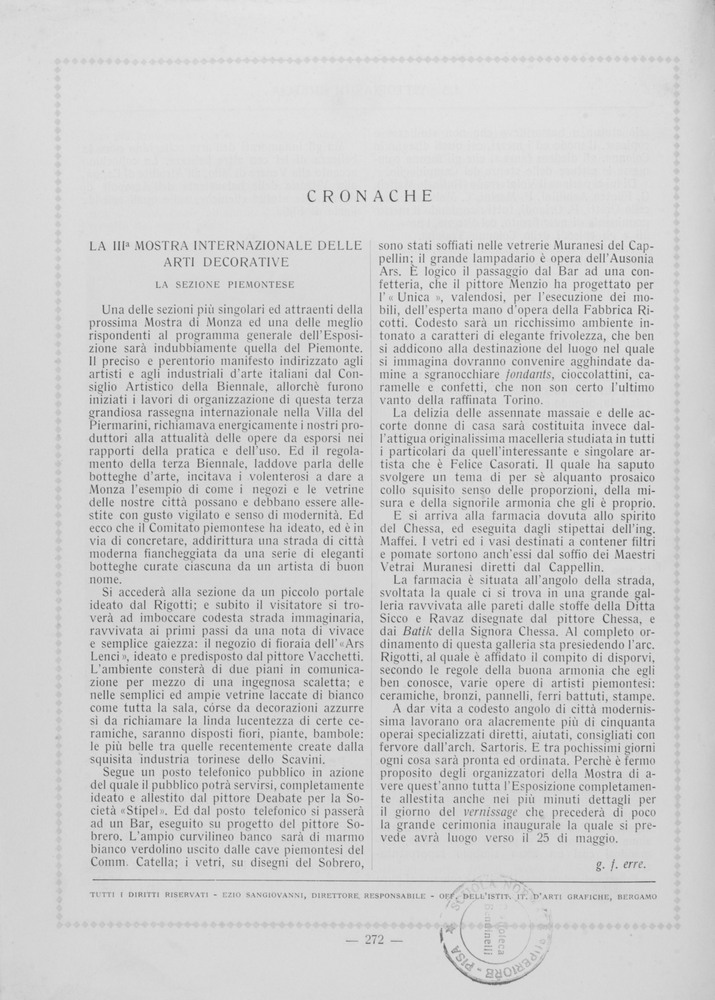 pagina sinistra
