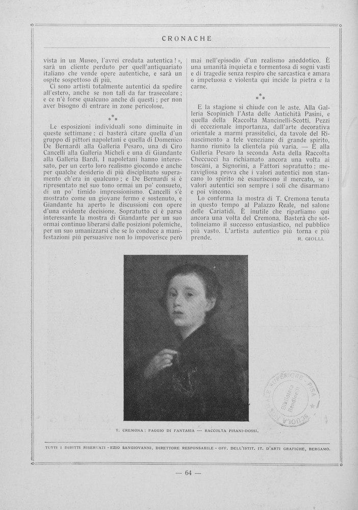 pagina sinistra