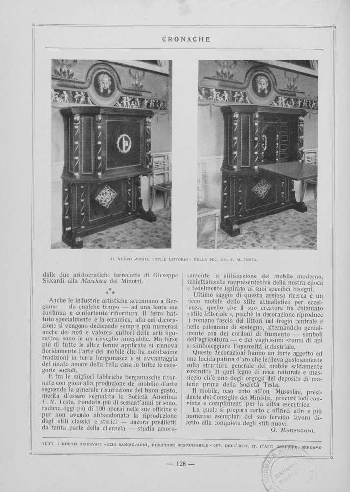 pagina sinistra