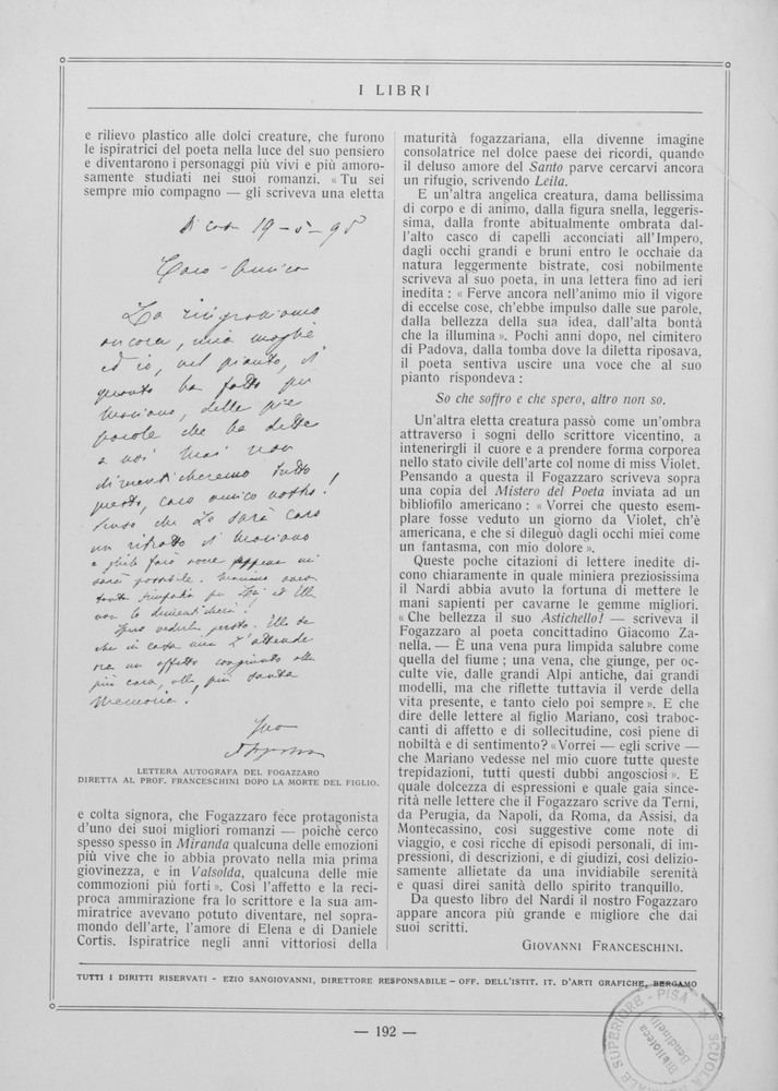pagina sinistra