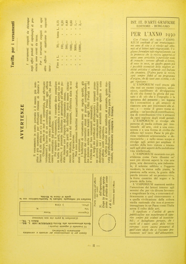 pagina sinistra
