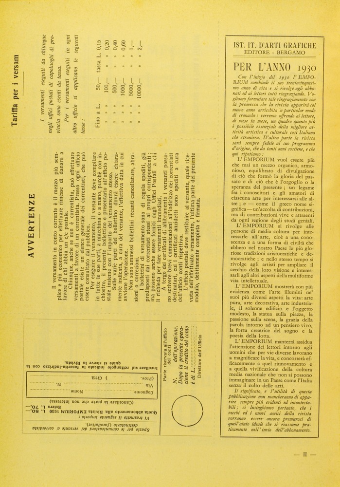 pagina sinistra