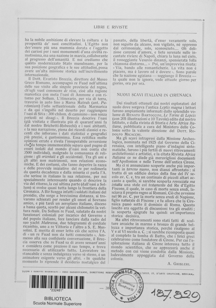 pagina sinistra