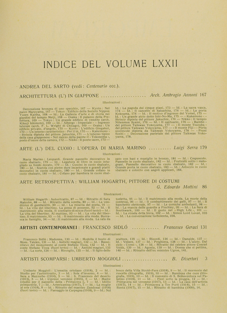 pagina sinistra