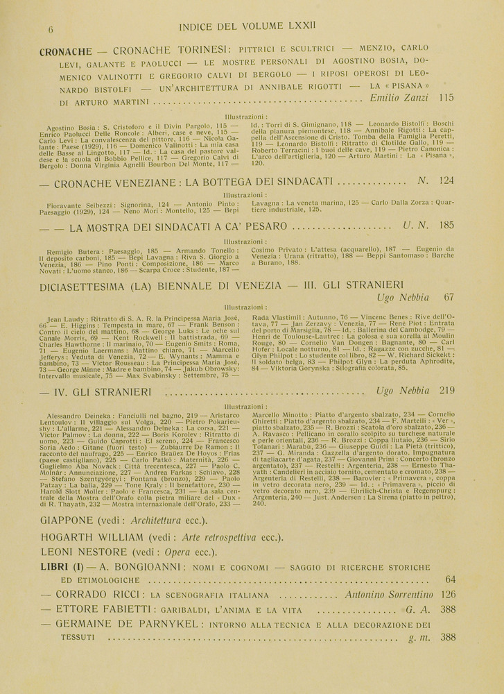 pagina sinistra
