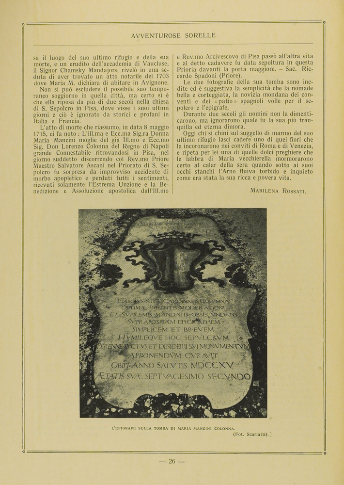 pagina sinistra