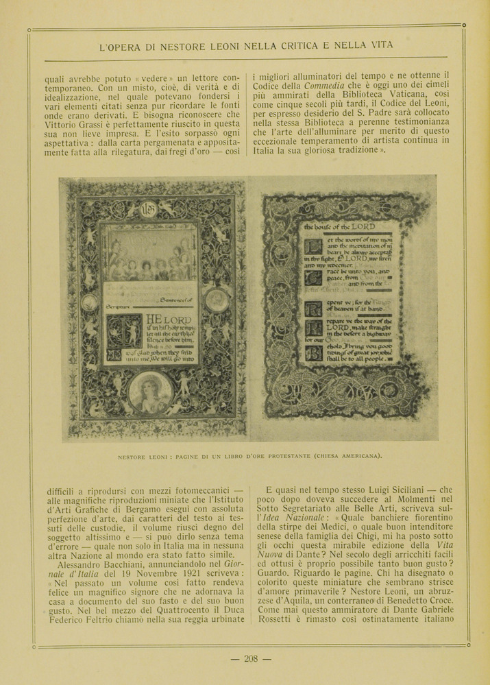 pagina sinistra
