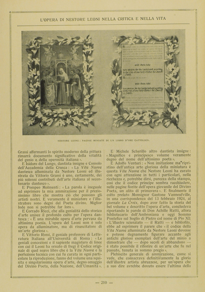 pagina sinistra