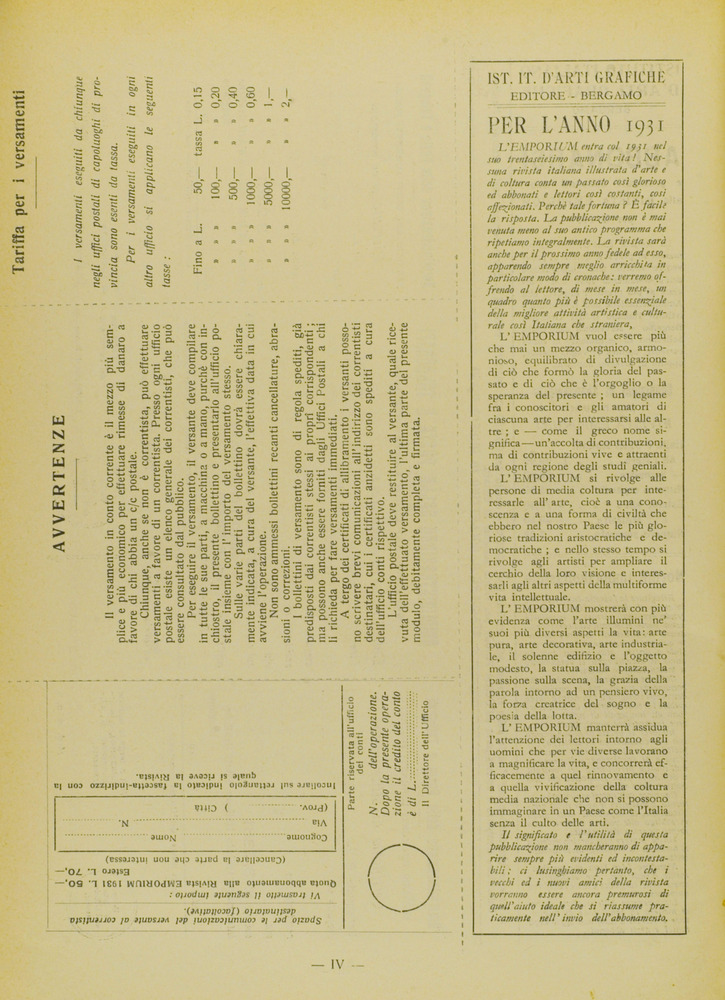 pagina sinistra