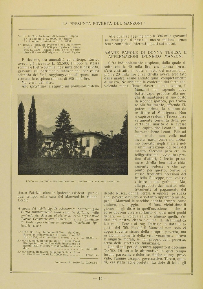 pagina sinistra