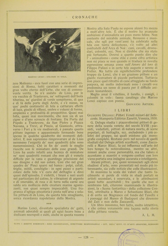 pagina sinistra
