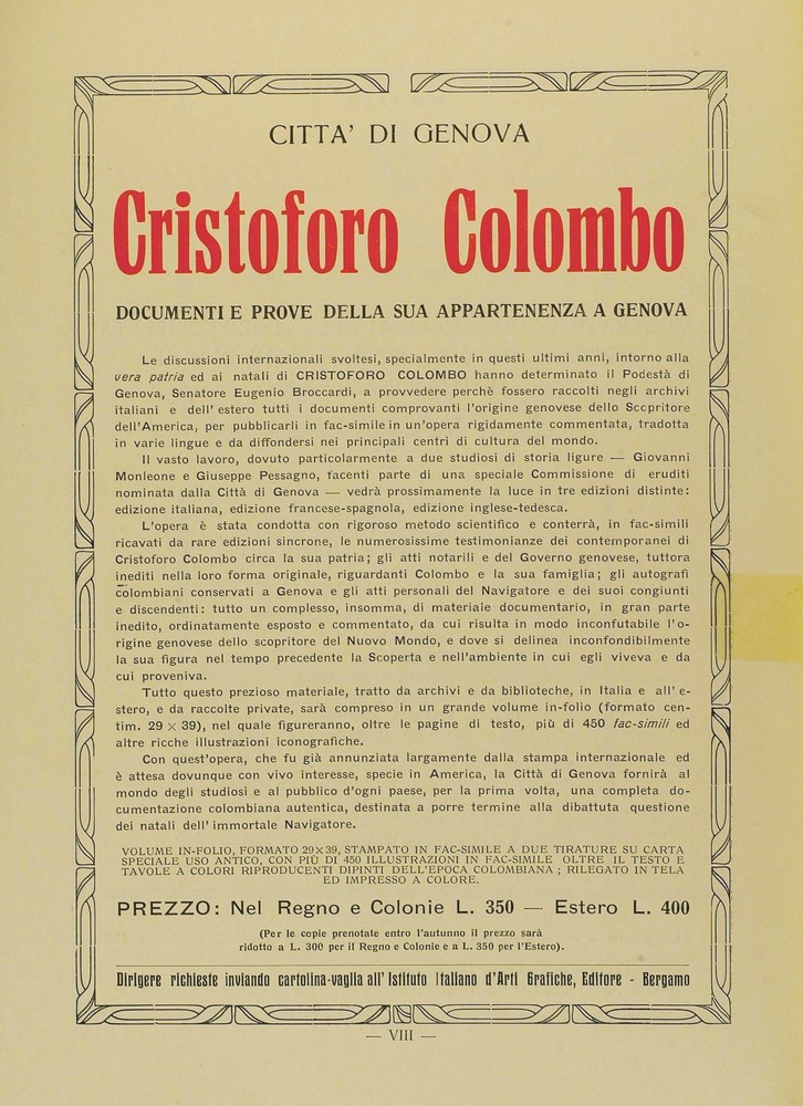 pagina sinistra