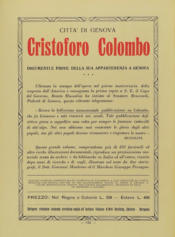 pagina sinistra