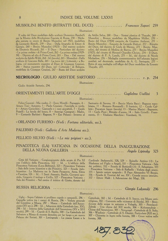 pagina sinistra