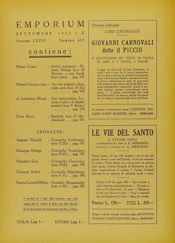 pagina sinistra