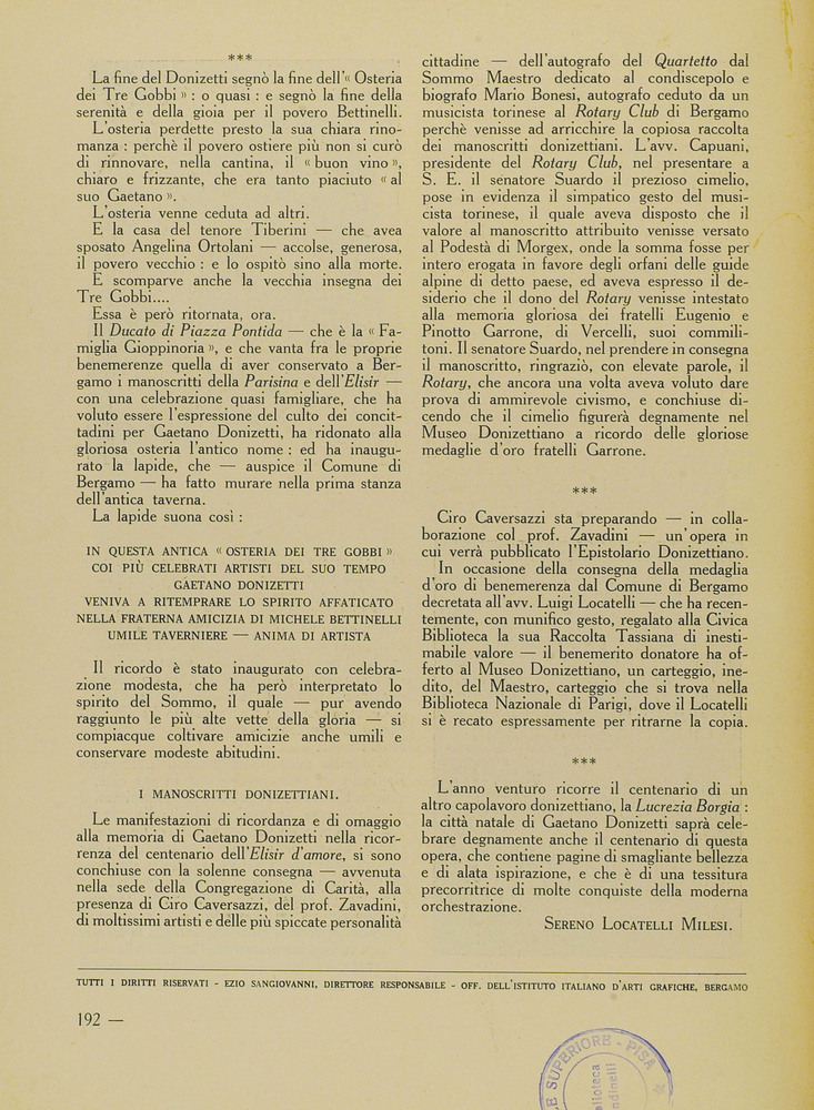 pagina sinistra