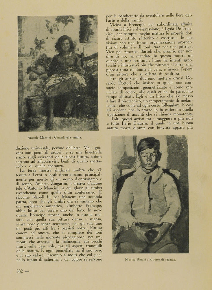 pagina sinistra