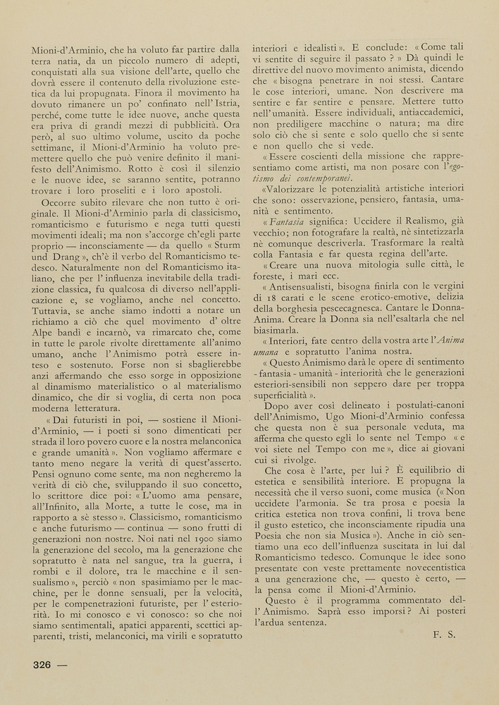 pagina sinistra