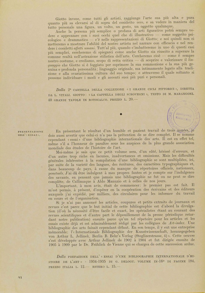 pagina sinistra